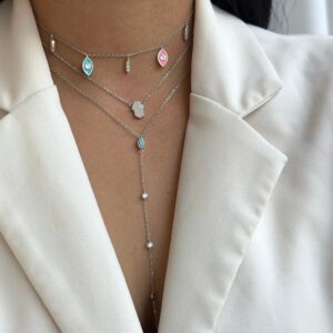 שרשרת כסף שרשרת LOZ2301-1 ✨ חלום מכסף,