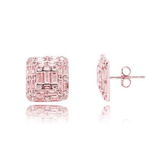 עגיל רוזגולד עגיל LOZ076-2